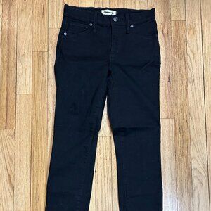 Madewell Women's Black 9" High Rise Skinny Jeans
